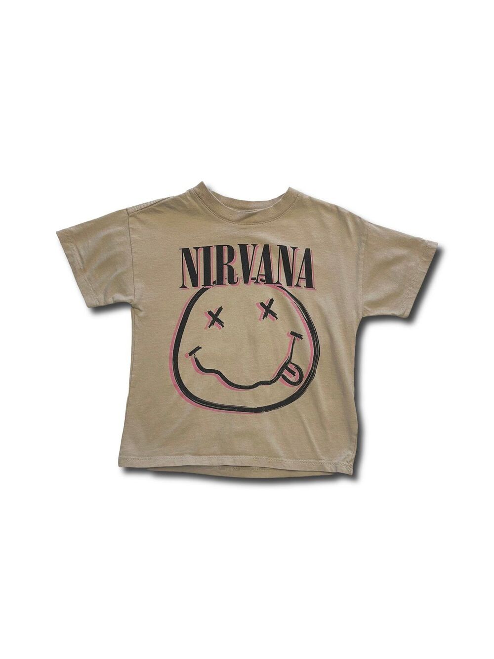 Nirvana Smiley Face Cotton On Kids Graphic Tee - Toddler Size 3